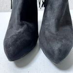 Mossimo Black Faux Leather and Suede Ankle Booties Size 8 Photo 3