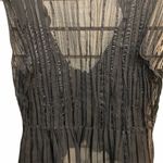 Ny Collection  Black Negligée Coverup Size 1X Photo 4