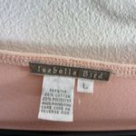 Isabella Bird Velour Top Womens Large Coral Long Sleeve V Neck Lounge Comfort PJ Pink Photo 6