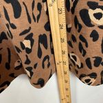 The Limited  Top Women 2X Tan Animal Modal Blend Mock Neck Long Sleeve Blouse NWT Photo 8