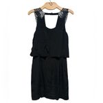 Sandro BLACK SLEEVELESS COCKTAIL DRESS S Photo 2