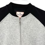 Juicy Couture  Black & Gray Bomber Track Jacket Photo 3