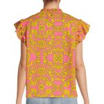 MISA Los Angeles NWT  Basia Paisley Keyhole Top In Color Flra  Splendido Photo 2