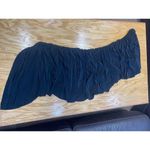 Norma Kamali Bodycon Dress Womens S/36 Black Ruched Strapless Cocktail Maxi B63 Photo 1