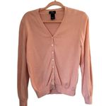 Brooks Brothers Y2K Preppy Classic Blush Pink Supima Cotton Fitted Cardigan L Photo 6