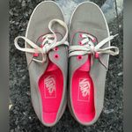 Vans Neon Pink & Grey Low Top Classic Sneakers Women’s Size 7.5 Like New! Photo 3