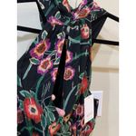 MISA Los Angeles NEW MISA Halter Kora Floral Jumpsuit with Pockets Black Size XS retail $470 Photo 9
