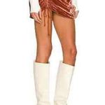 Free People New  Vivienne Velvet Mini Skirt Photo 0