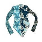 Agua Bendita New x Free People Anthropologie Mei One-Piece Surf Suit Sz M Blue Photo 6