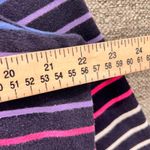 Talbots  Womens‎ Blouse Size X Striped Cotton Top Long Sleeve Boat Neck Colorful Photo 9