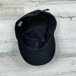 Black Rhinestone Soccer Wings Flat Top Cap Womens One Size‎ Adjustable Hat Photo 4
