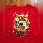 Well Worn  Red Tacky Christmas Dog Sweater Sweatshirt Photo 1
