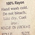 RJC sz M Womens Puanani Floral Watercolor Hawaiian Dress Tropical Vacation Beach White Size M Photo 7