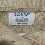 Old Navy  Womens Speckled Button-Front Cable-Knit Sweater Photo 3