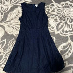 A U W navy blue dress lace. Dress is lined. Excellent condition. Gorgeous. Photo 0