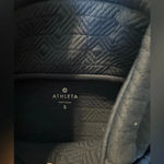 Athleta  Quilted Sweatshirt Size Small Navy Pullover Photo 1