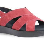 Munro ‎ Sandals Womens Size 8 Red Slingback Open Toe Micah Shoes Photo 0