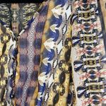 Everly ‎ Dress Medium Multi Print Shift Knee Length Sheer Tribal Geometric Boho Photo 1