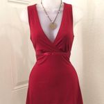 Y2K Romantic Whimsygoth Gothic Red asymmetrical handkerchief hem Fairy V Photo 1