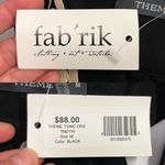 Black Swing Dress Embroidered V Photo 5