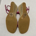 Banana Republic Summer pink Suede Strappy Espadrilles Wedges in size 8. Photo 5