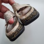 Rieker Regina Closed Toe Cream Rainbow Pebbled Slingback Sandal Size 8.5 Photo 4