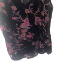 Another Love S Burn Out Velvet Dark Romantic Witchy Vampire Grunge Floral Top Black Photo 2
