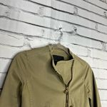ZARA  BASIC Tan Cargo Utility Jacket XS Full Zip Asymmetrical Y2K Streetwear Photo 2