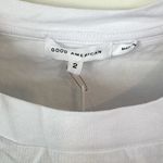 Good American NWT  Strong Shoulder Tank in White - Size 2 (Medium) Photo 3