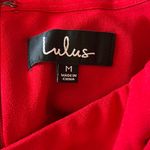 Lulus Own the Night Red Strapless Maxi Dress Size M Photo 4