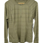 Athleta New  Pacifica Illume UPF Fitted Top Long Sleeve‎ Swim Shirt Medium Petite Photo 0
