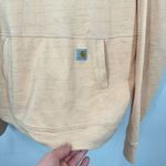 Carhartt  Peach Orange Heathered Pullover Hoodie Thumbholes Women's Medium Casual Photo 1