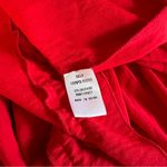 Oddy Red Ruffle Babydoll Tiered Dress Photo 3