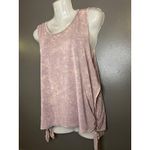 American Eagle Soft & Sexy Tank Top Womens XL Purple Acid Wash Side Tie Photo 2