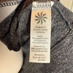 Athleta Gray Pleated Full Zipper Hoodie Long Jacket Women’s Size Small Photo 6