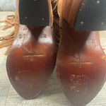 Brother Womens Size 6 Vellies Atlas Western fringe suede in Honey Suede Tan Photo 12