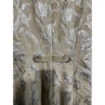 Chetta B Sherrie Bloom Peter Noviello Cream And Silver metallic floral Dress 8 Photo 7