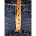 Maurice's Low Rise Jeans Size 5/6 Wide Leg Bootcut Embroidered Pockets Blue Boho Photo 7