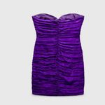 ZARA NWOT DRAPED SHORT DRESS WITH SWEETHEART NECKLINE PURPLE BLOGGERS Fave Photo 5