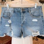 Levi's San Francisco Denim Cutoffs Shorts Red Tab Demi Curve Classic Photo 0