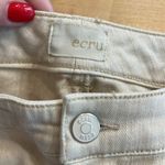 Ecru  The La Cienega Straight Leg Crop Ivory Jeans Photo 2
