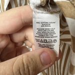 LOFT Women’s Small Brown White Striped Button Up Shirt Long Sleeve Photo 12