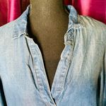 Cloth & Stone NWT Long Sleeve V Neck Blue Jean Dress Photo 5
