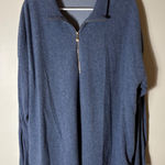 Soft Surroundings Adalyn Sherpa Fleece Pullover Tunic Blue Size 2X Photo 0