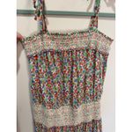 Tory Burch Smocked Sundress Legacy Paisley Sz XL $448 Cotton Maxi Photo 3