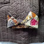 Quilted Reversible Jacket Brown or Floral Lightweight Cotton CJ Banks Size 2X Photo 8