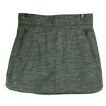 Orvis  Skort Size XS Xsmall Camo Embossed Pull-On Travel Skirt Print Skirt Olive Photo 1