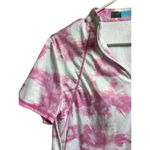 PGA Tour  Apparel Pink Sunset Tie‎ Dye Print Short Sleeve Polo Shirt Photo 4