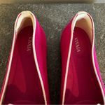 Vivaia Michelle 2.0 Pointed Toe Two Tone Bow Loafer Flats in Pitaya Beige Pink Size 6 Photo 10