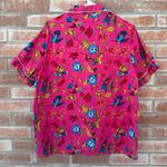 Printfresh Hummingbird Haven 2 Piece Pajama Set Women’s Medium Pink Artsy Cotton Photo 6